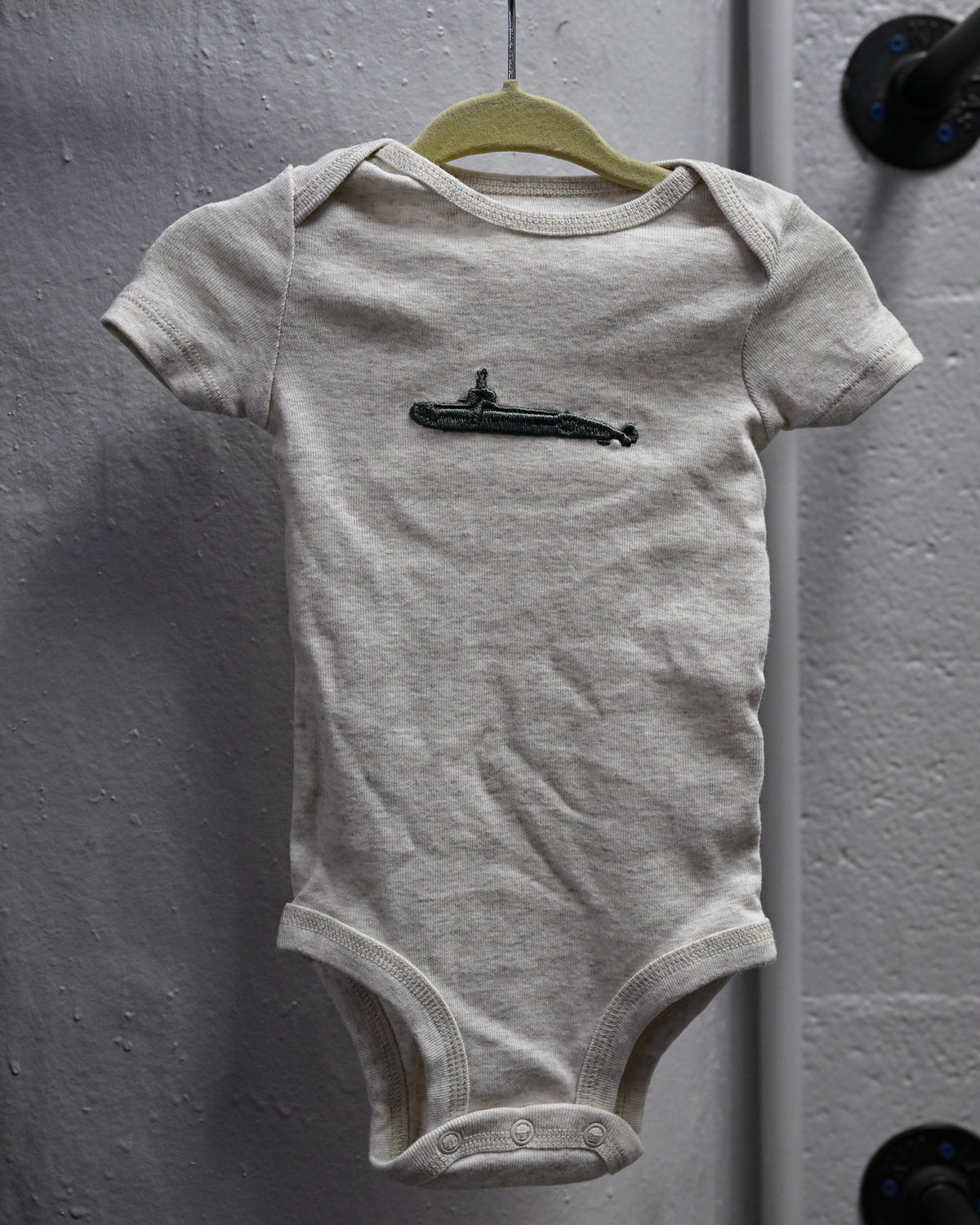 Salty Stitch Embroidered Submarine Onesies
