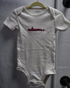 Salty Stitch Embroidered Submarine Onesies