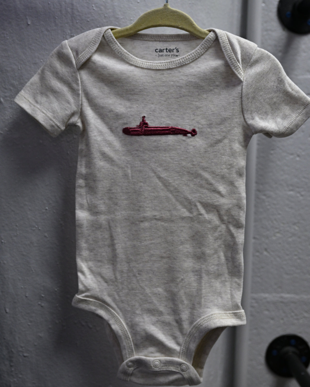 Salty Stitch Embroidered Submarine Onesies