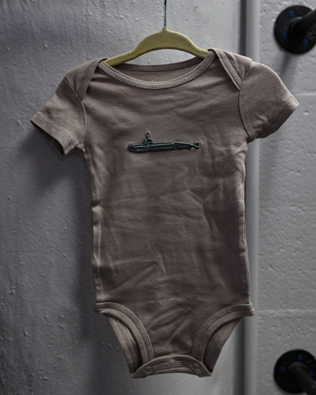 Salty Stitch Embroidered Submarine Onesies