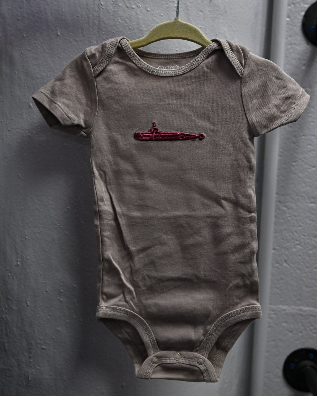 Salty Stitch Embroidered Submarine Onesies