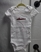 Salty Stitch Embroidered Submarine Onesies