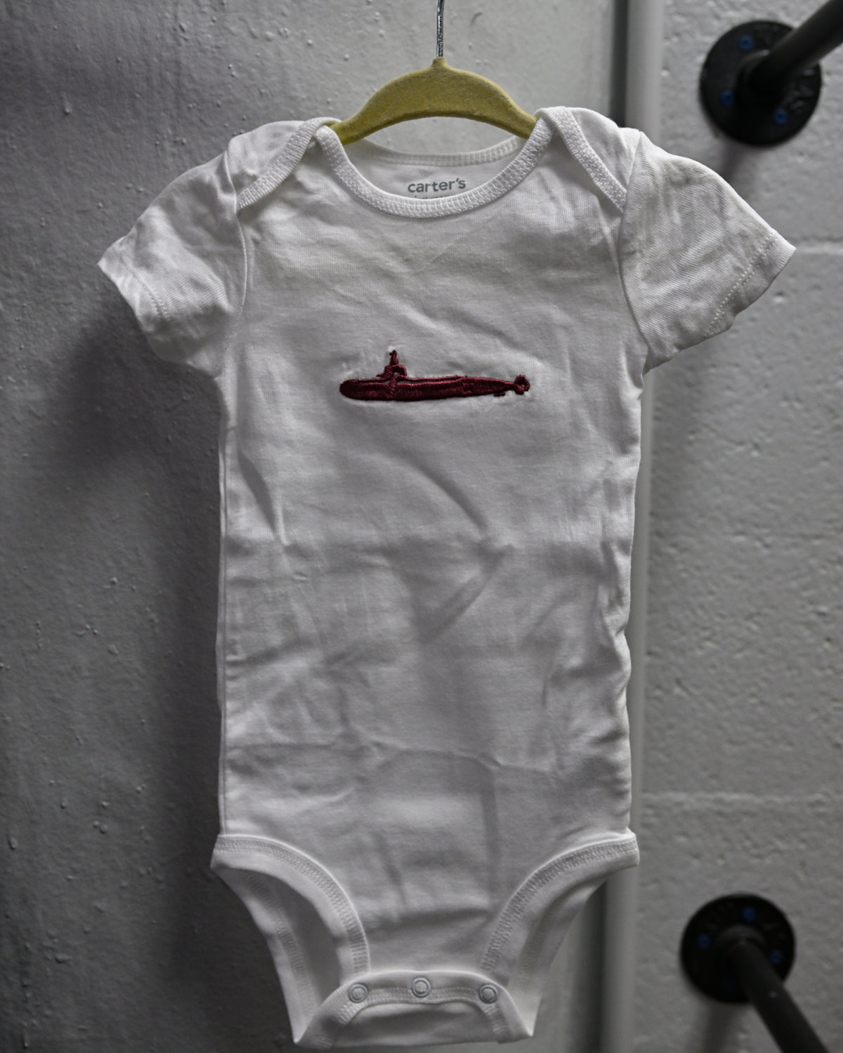 Salty Stitch Embroidered Submarine Onesies