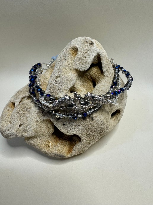 Shimmering Seas Bracelet - Silver