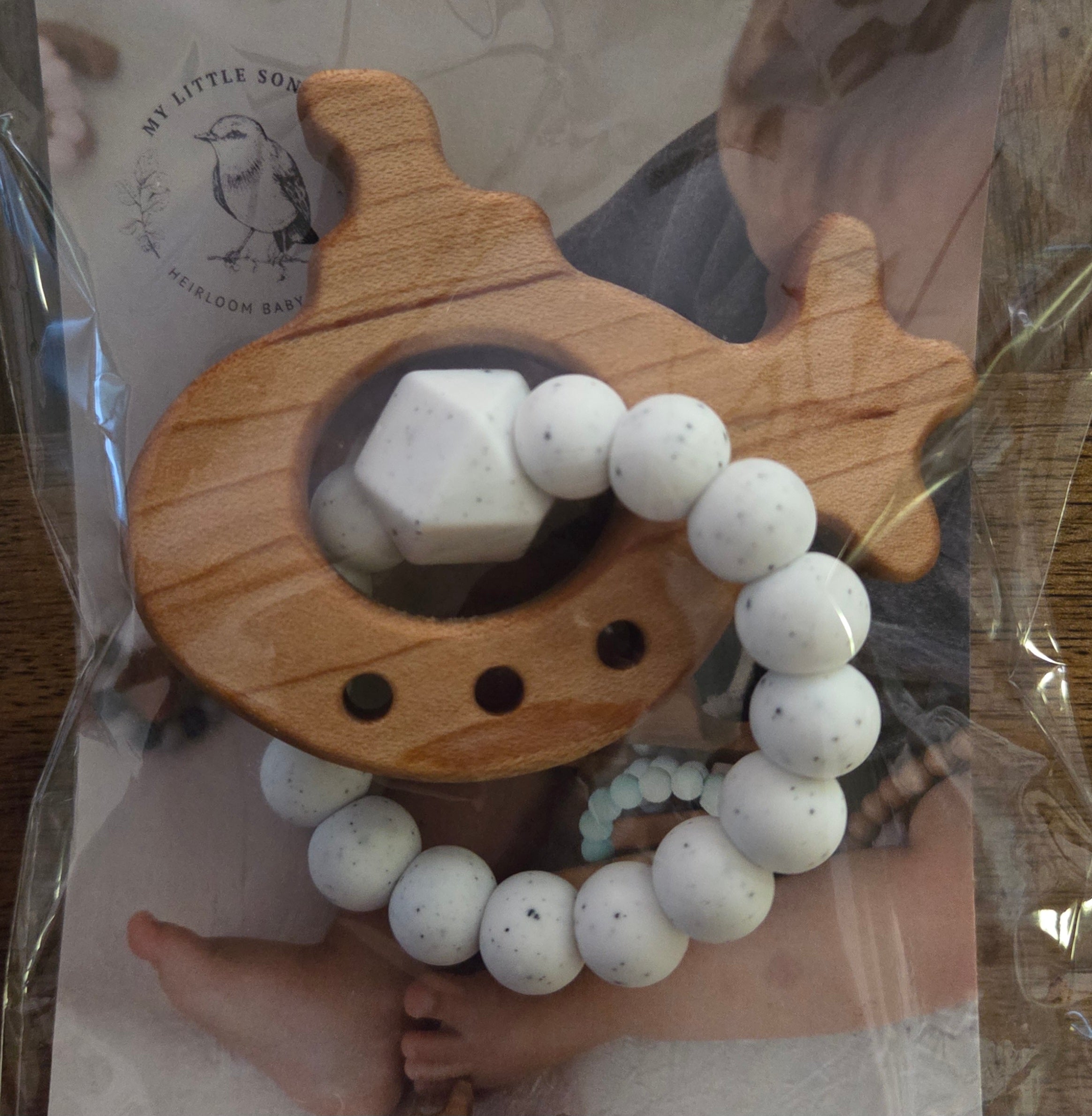 Maple Wood Submarine Teether