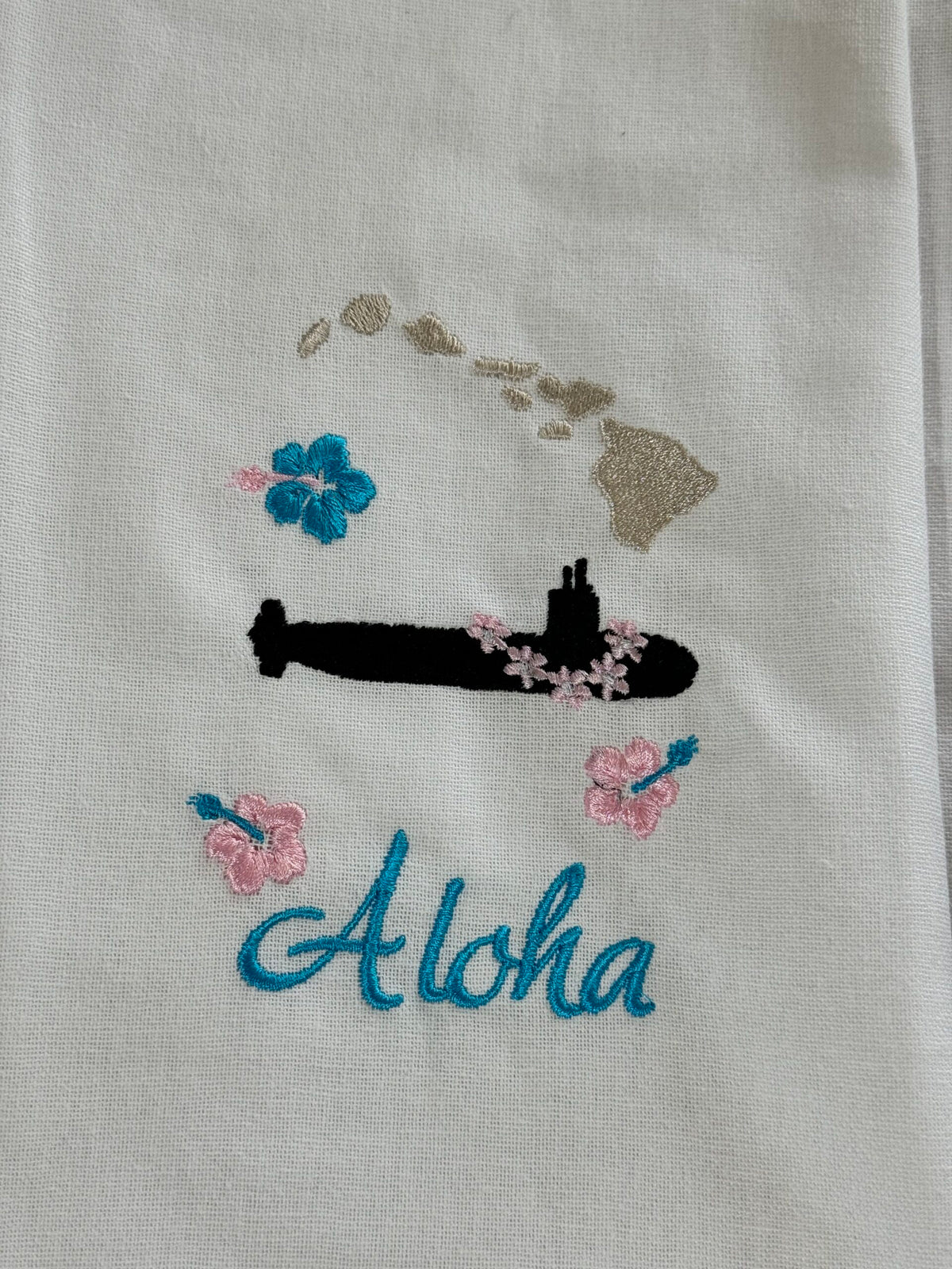 Sub Kitchen Towel - Aloha with HI Islands and sub