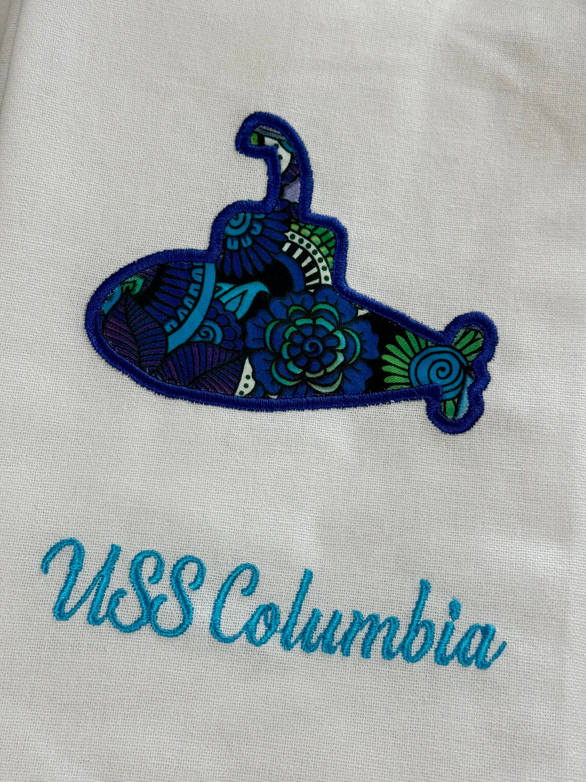 Sub Kitchen Towel - USS Columbia