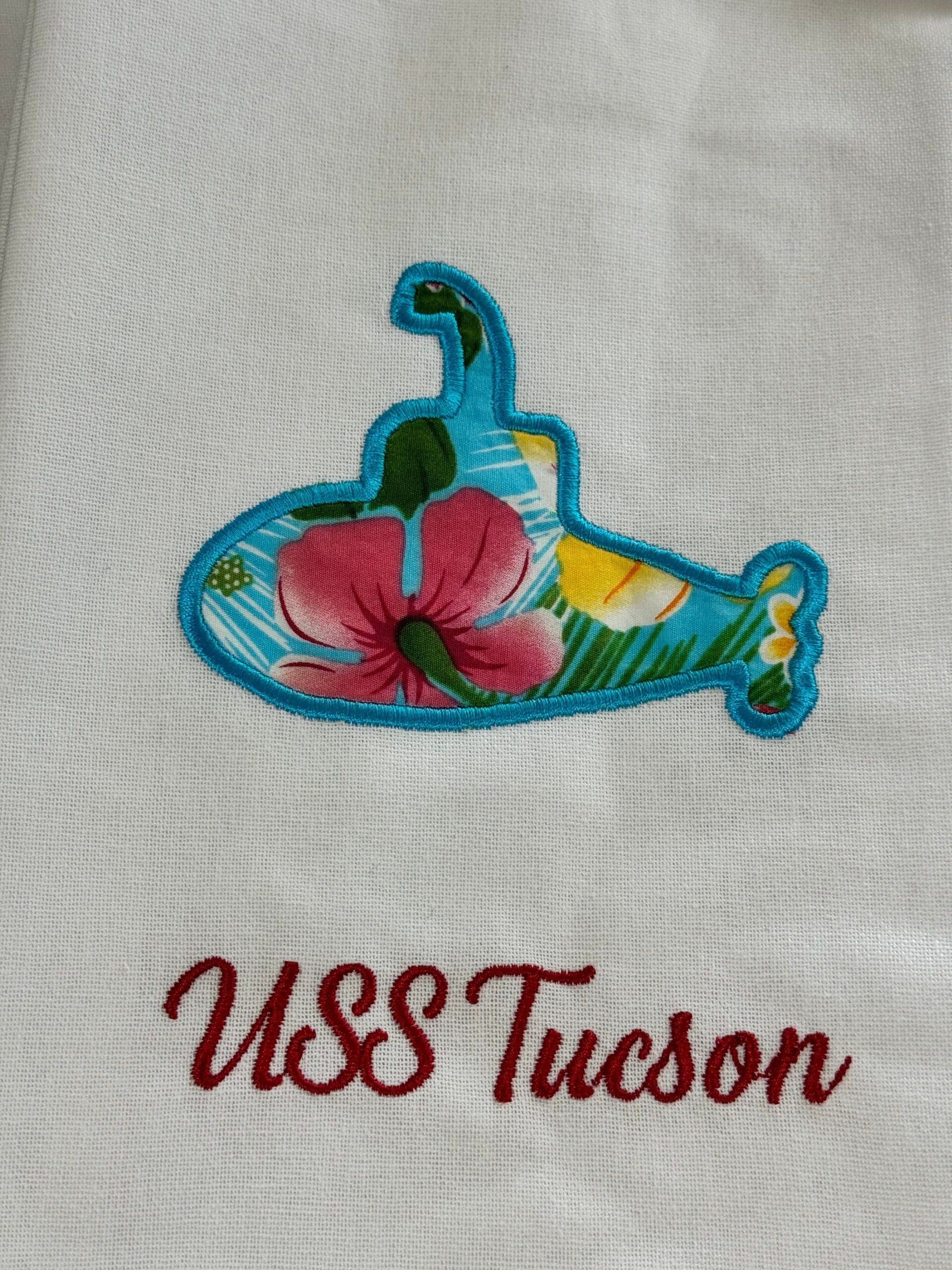 Sub Kitchen Towel - USS Tucson