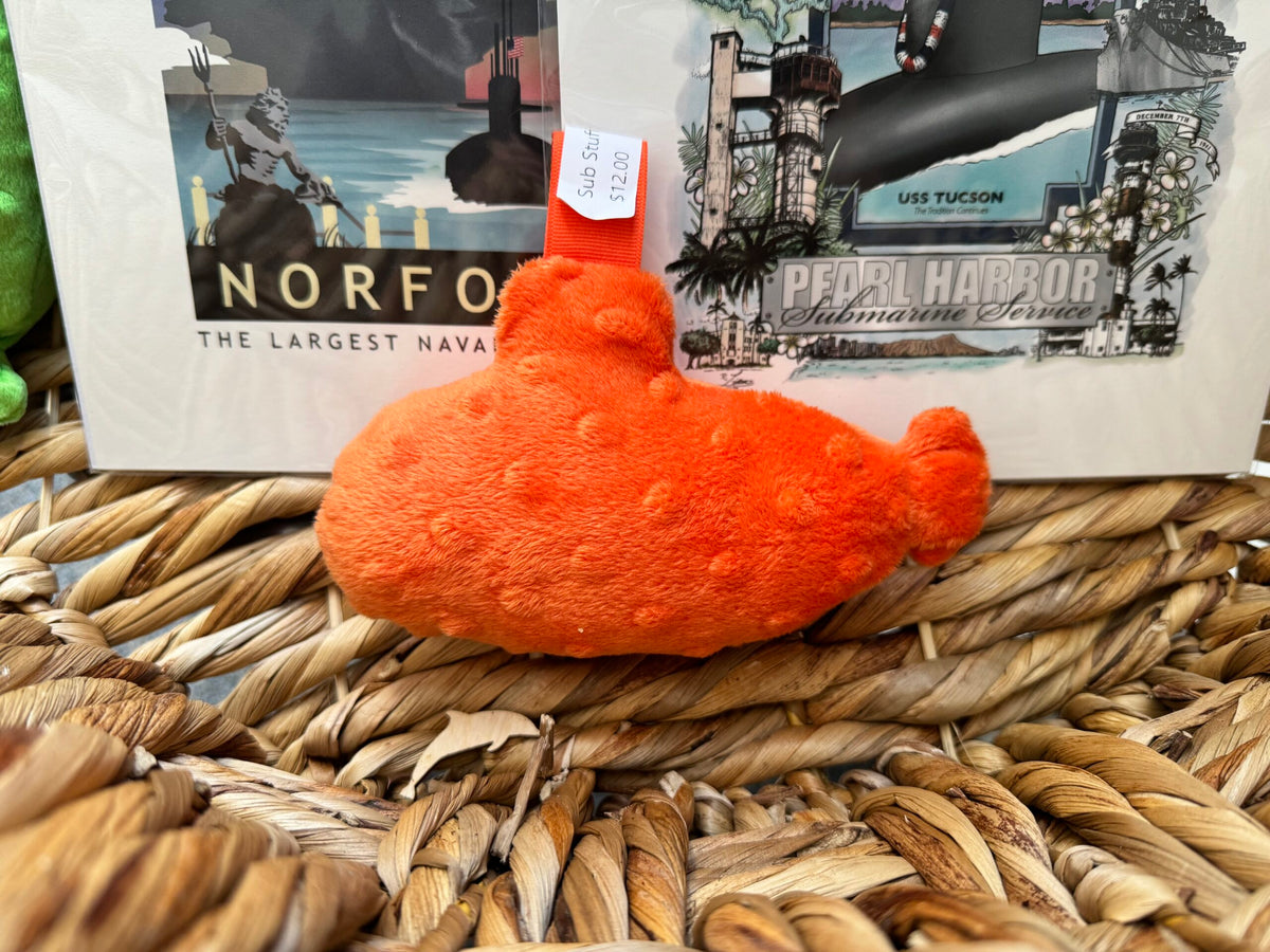 Sub Stuffie (SMALL) - orange