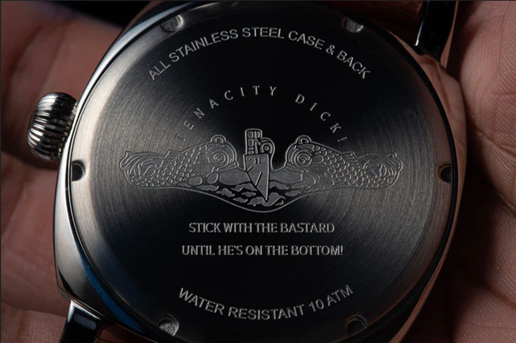 Tenacity Bubblehead Watch - back
