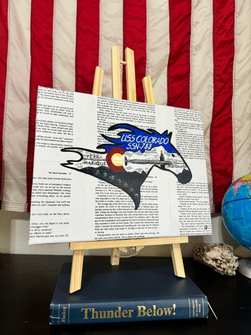Thunder + Command Canvas Art - USS Colorado