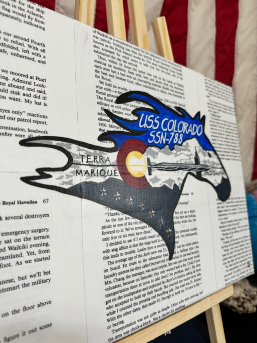 Thunder + Command Canvas Art - USS Colorado