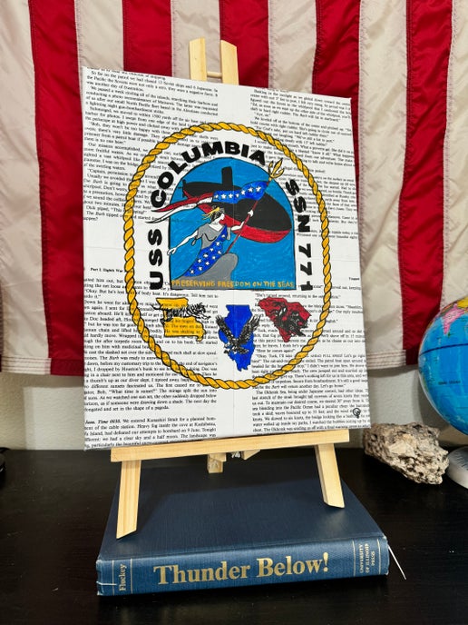 Thunder + Command Canvas Art - USS Columbia