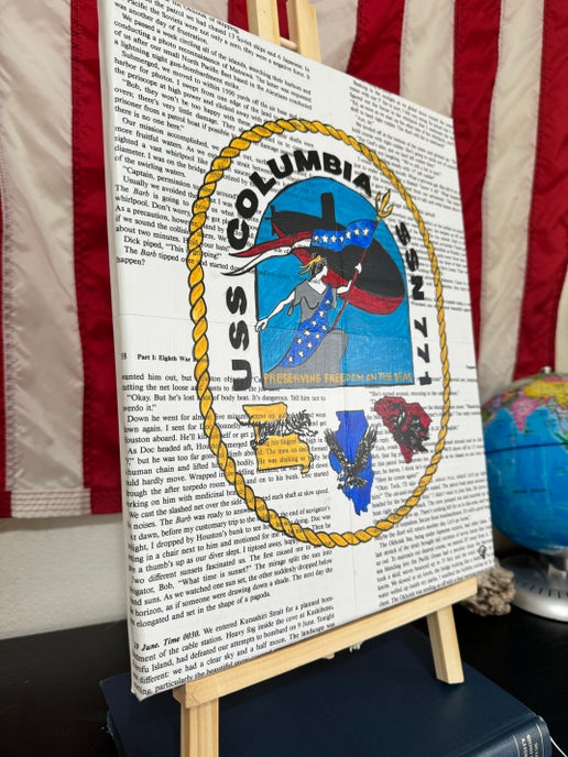 Thunder + Command Canvas Art - USS Columbia