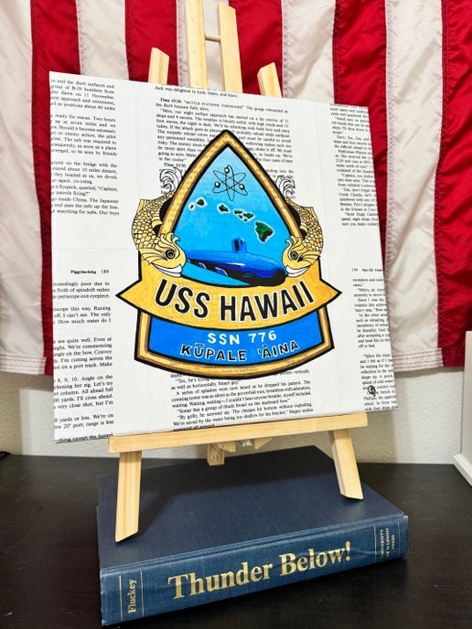 Thunder + Command Canvas Art - USS Hawaii