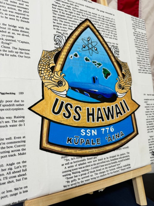 Thunder + Command Canvas Art - USS Hawaii
