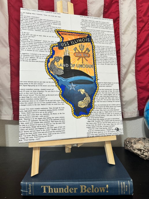 Thunder + Command Canvas Art - USS Illinois