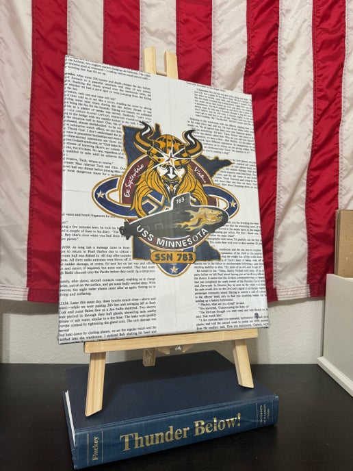 Thunder + Command Canvas Art - USS Minnesota