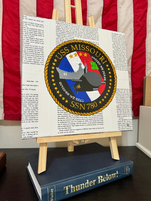 Thunder + Command Canvas Art - USS Missouri