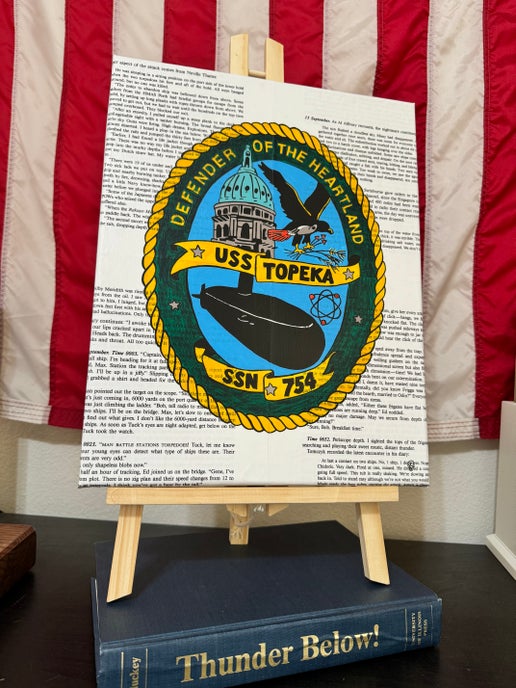 Thunder + Command Canvas Art - USS Topeka