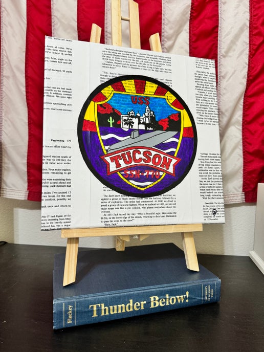 Thunder + Command Canvas Art - USS Tucson