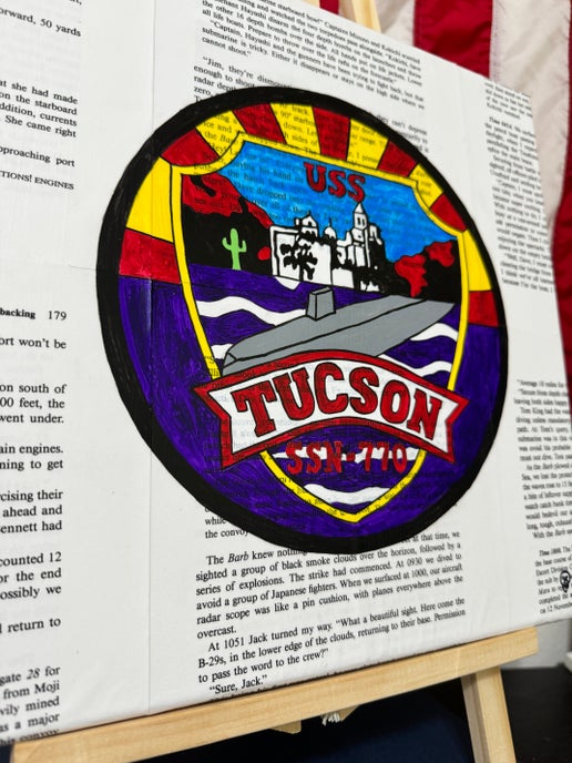 Thunder + Command Canvas Art - USS Tucson