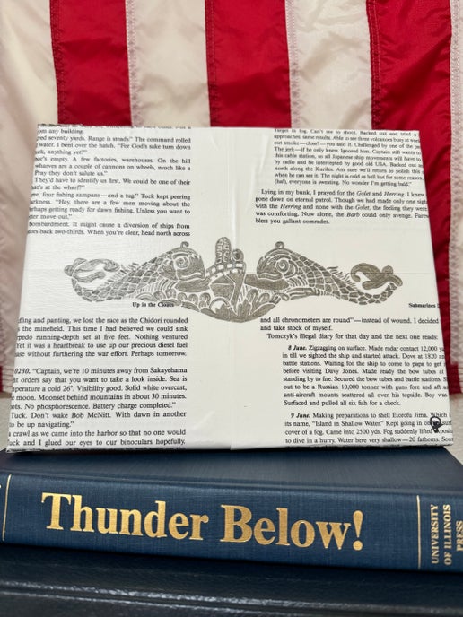 Thunder + Fish Canvas Art - Enlisted (silver)