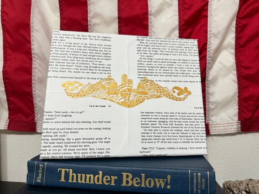 Thunder + Fish Canvas Art - Officer (gold)