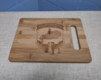 USS Mississippi Cutting Board with handle