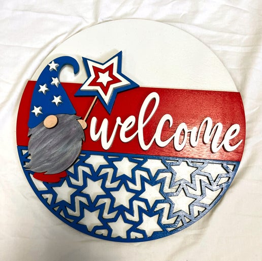 Wall Hanger - Welcome Gnome