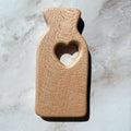 Wooden Teether - milk bottle