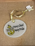 Chief Glass Ornament