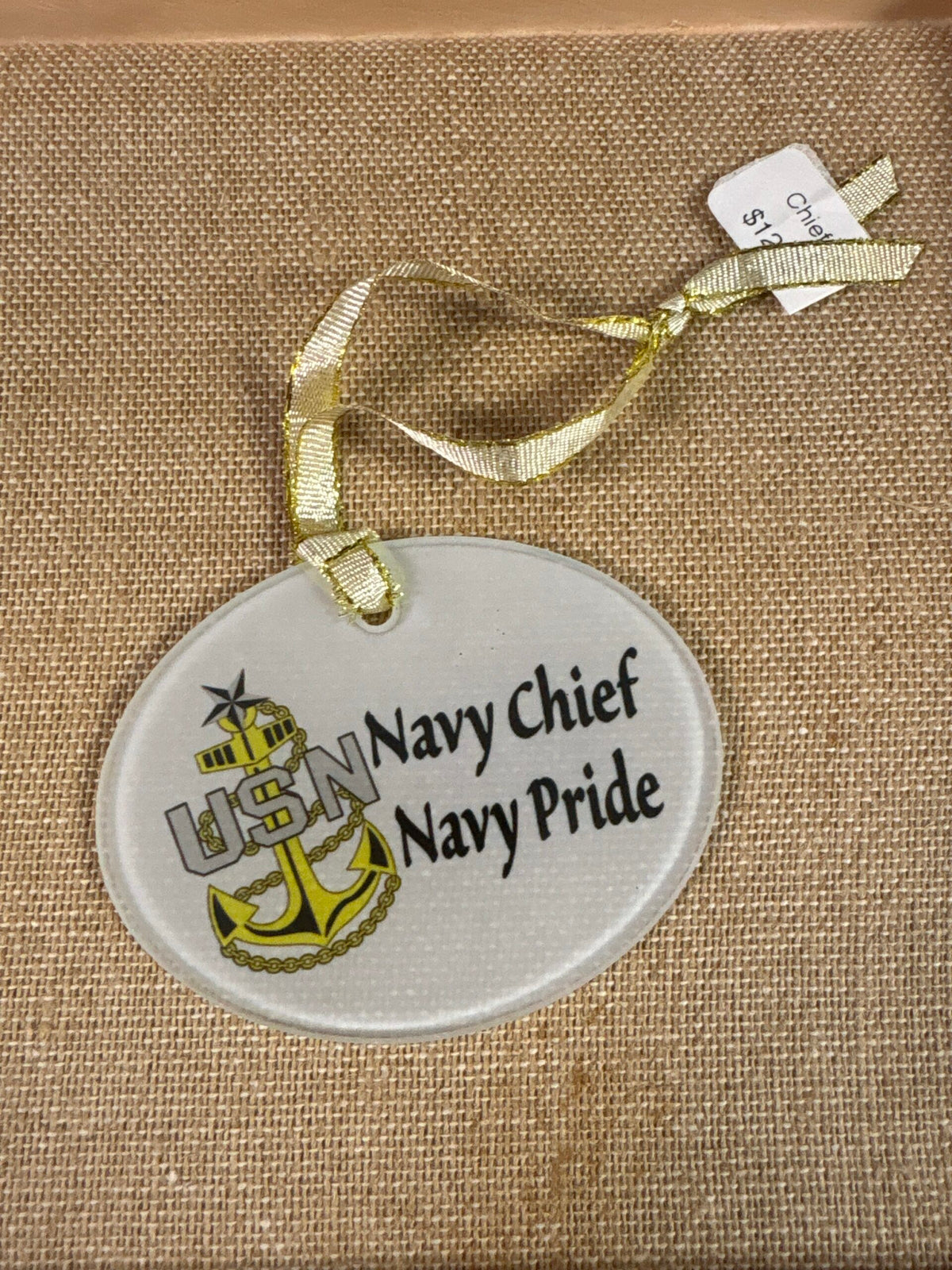 Chief Glass Ornament