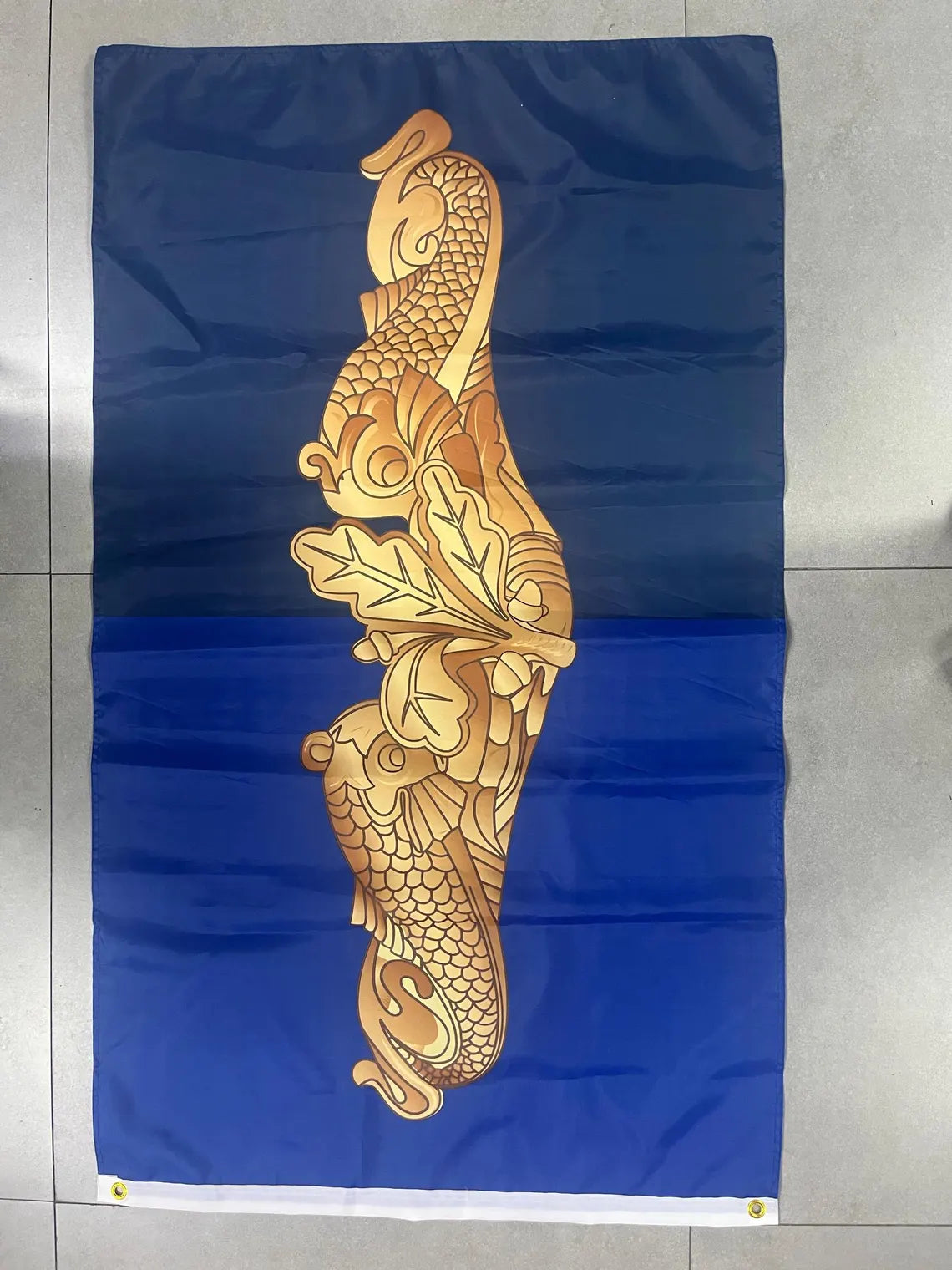 Indoor/Outdoor Submarine Dolphins Flag