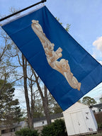 Indoor/Outdoor Submarine Dolphins Flag