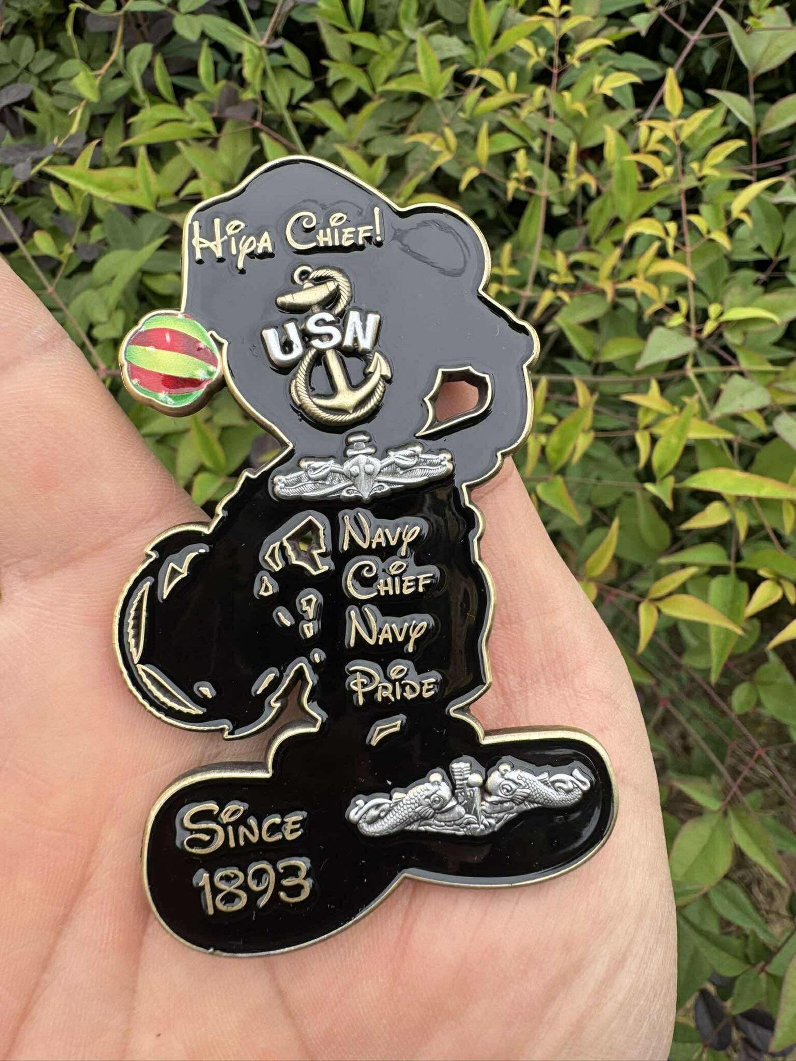 Hawaiian Mickey Challenge Coin