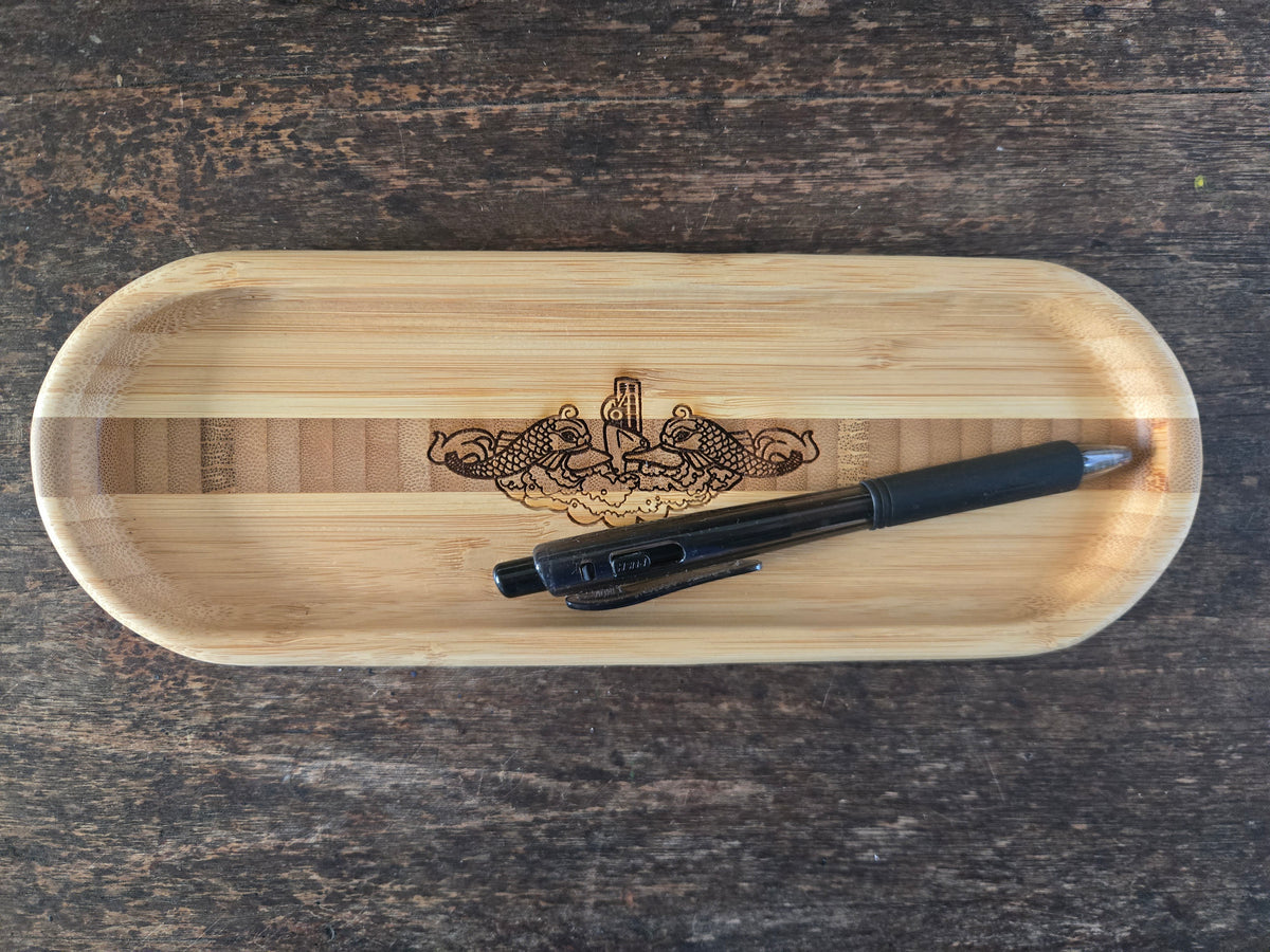 Dolphins Wooden Catch-all Tray