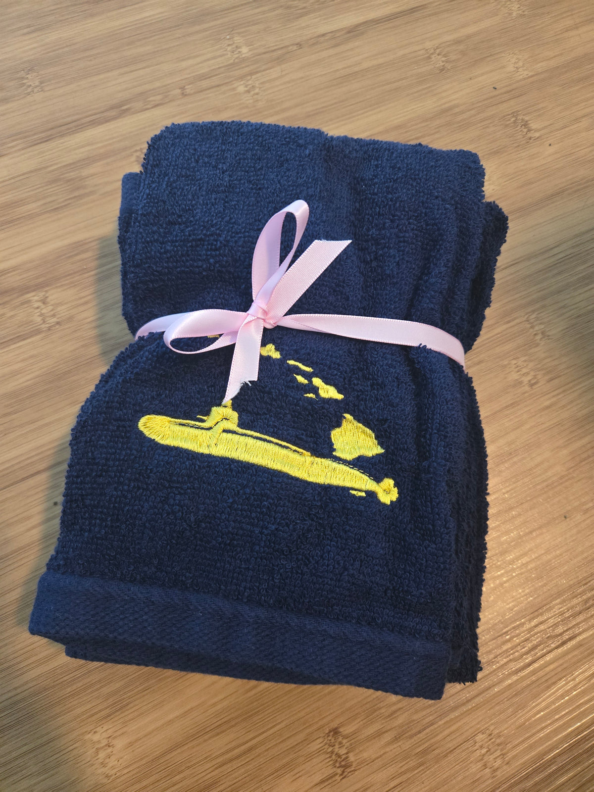 Salty Stitch Embroidered Hand Towel Set