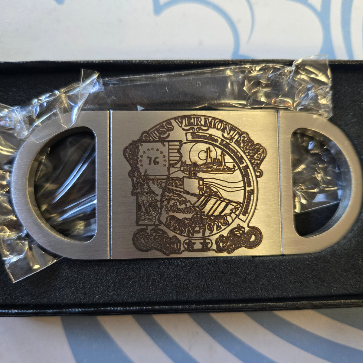 Engraved Metal Cigar Cutter