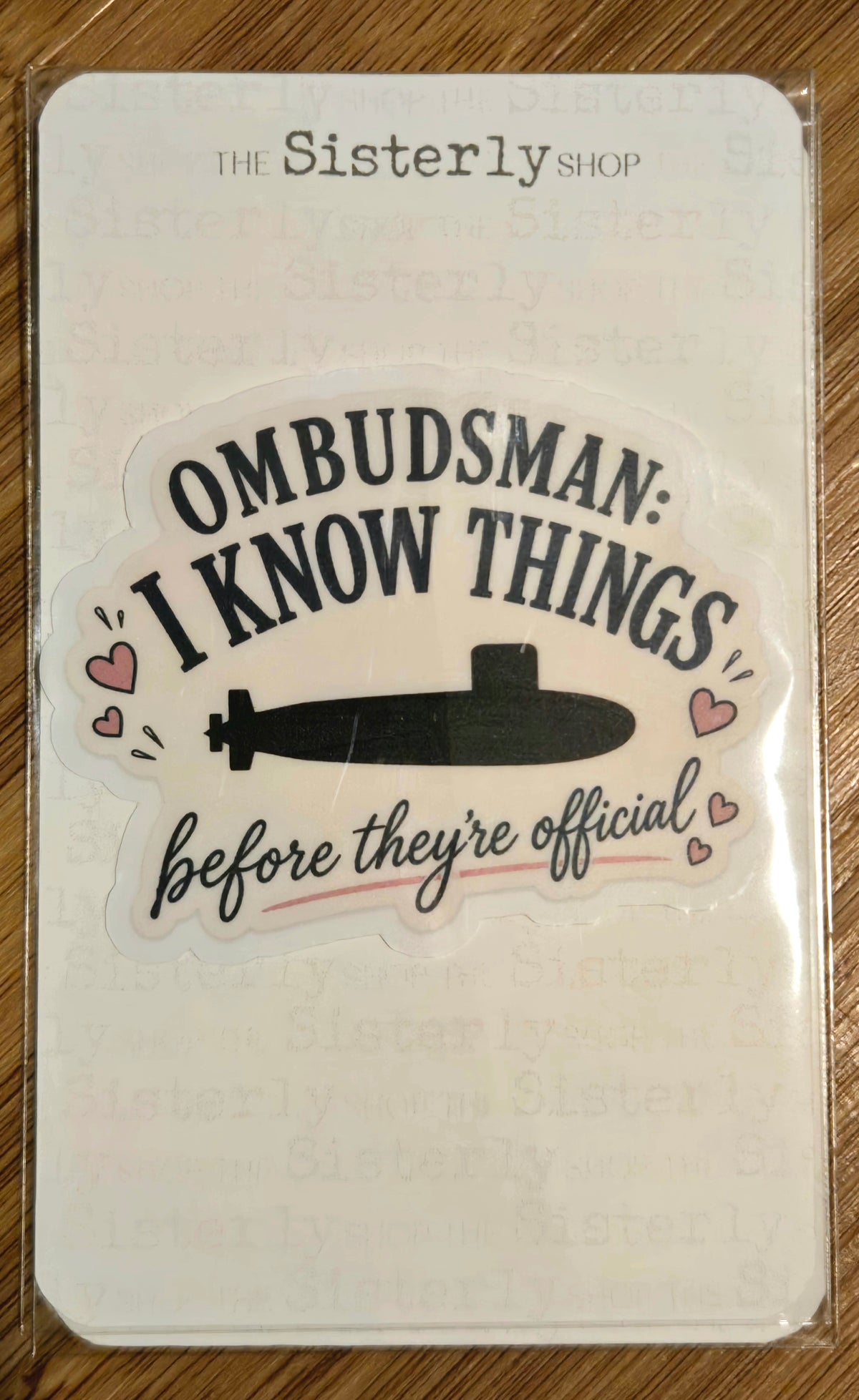 The Sisterly Shop Ombudsman Appreciation Sticker Collection