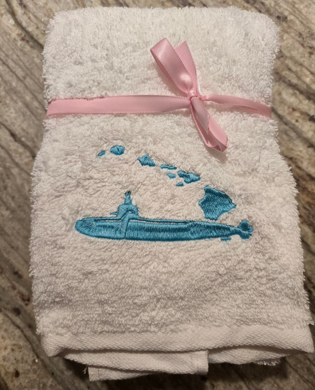 Salty Stitch Embroidered Hand Towel Set