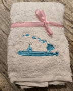 Salty Stitch Embroidered Hand Towel Set