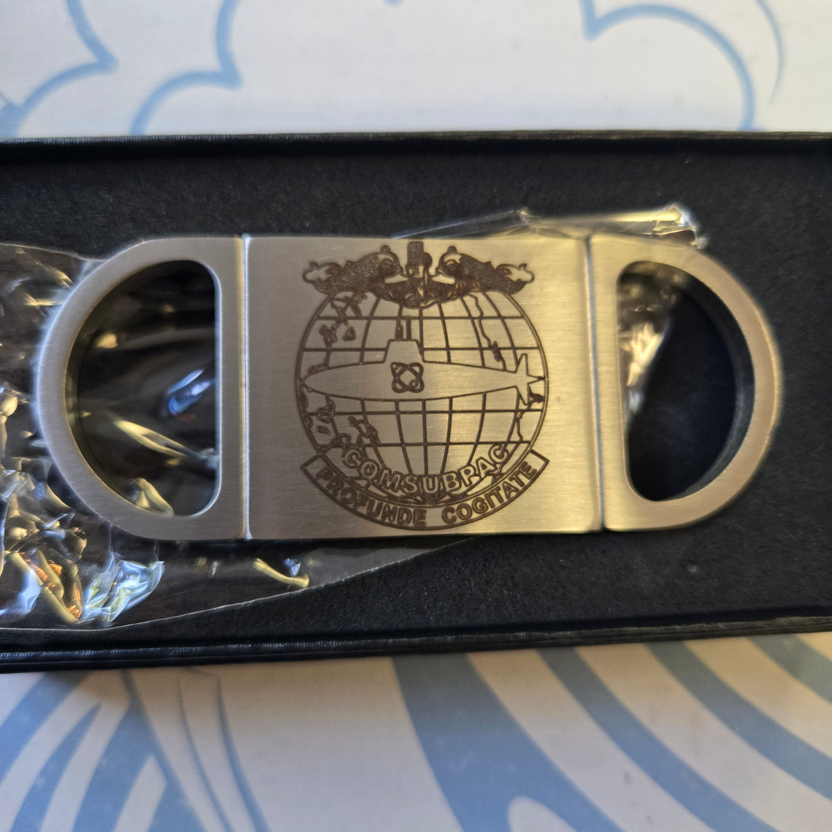 Engraved Metal Cigar Cutter