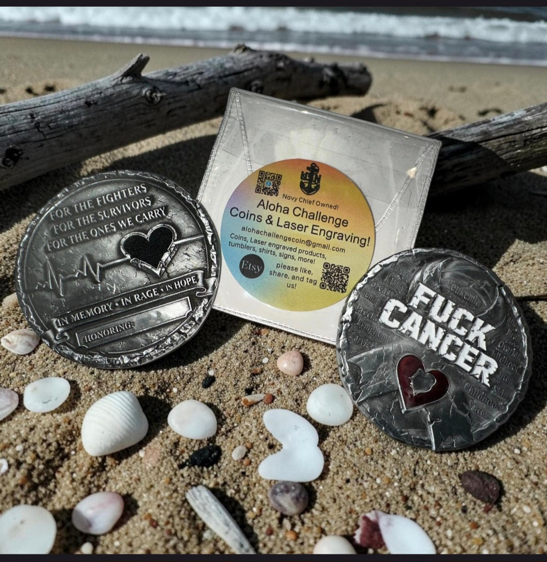 F Cancer Challenge Coin