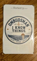 The Sisterly Shop Ombudsman Appreciation Sticker Collection