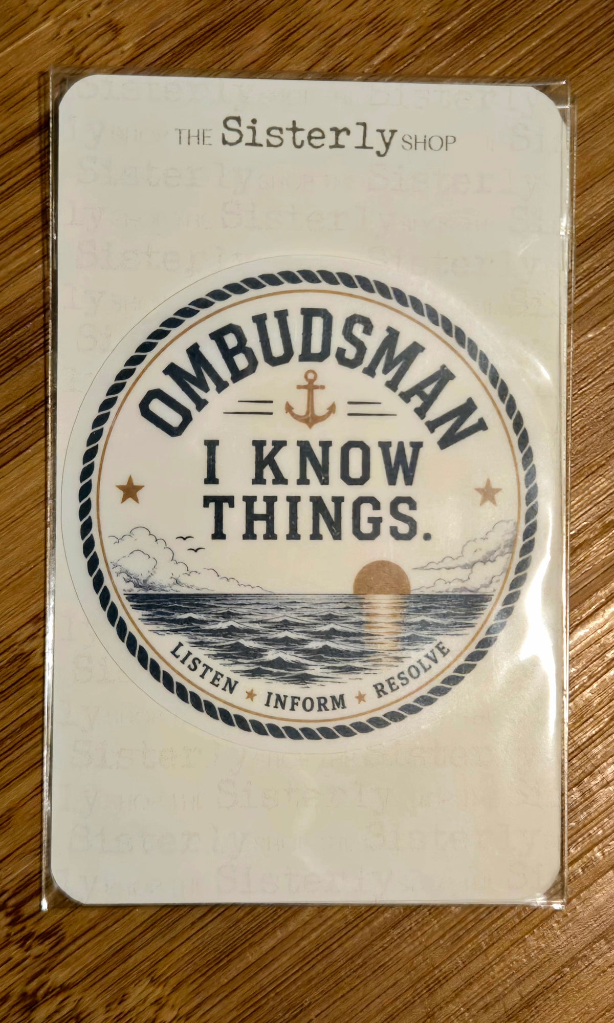 The Sisterly Shop Ombudsman Appreciation Sticker Collection