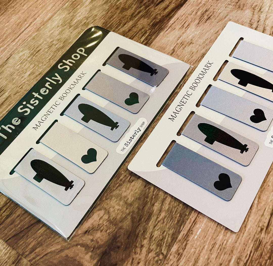 The Sisterly Shop Submarine Magnetic Bookmark Set