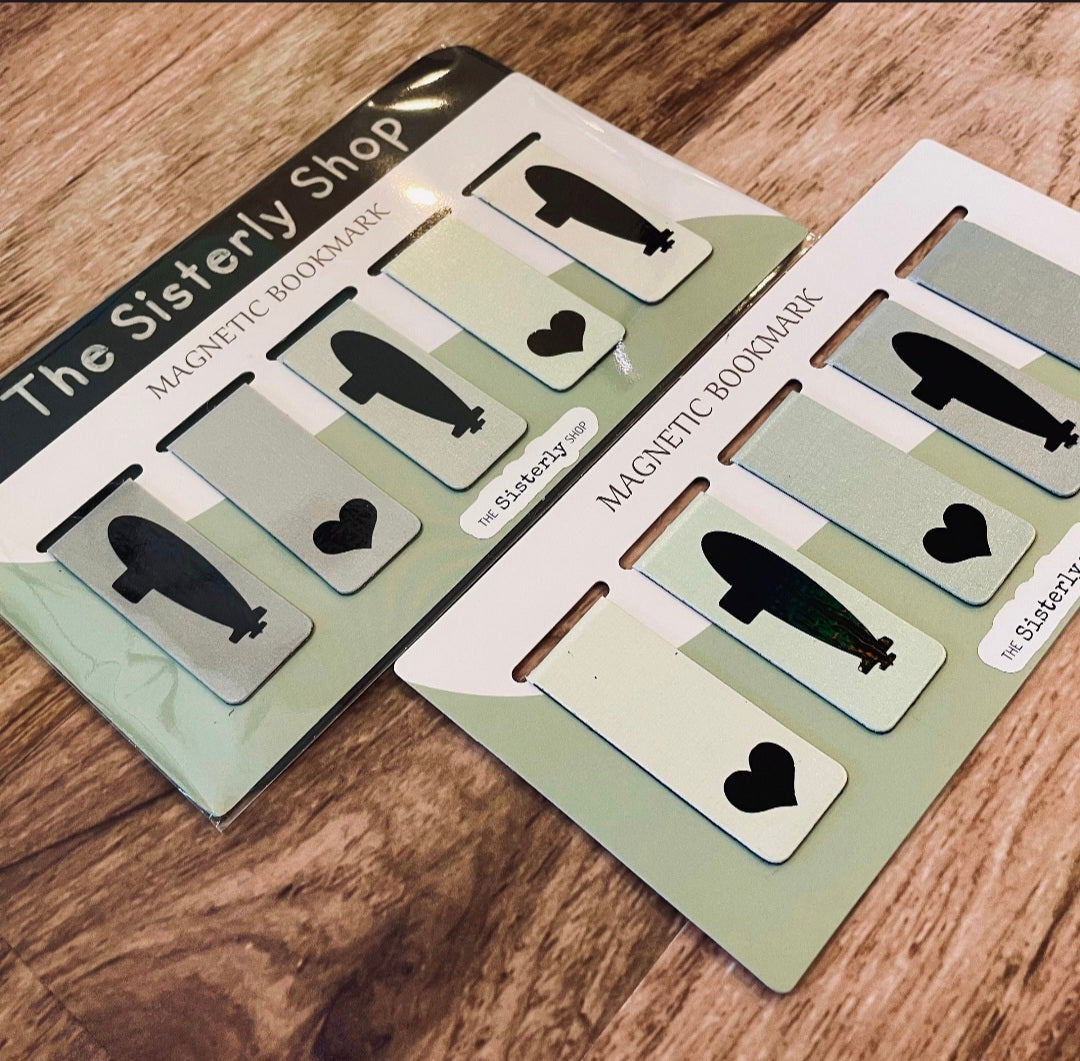 The Sisterly Shop Submarine Magnetic Bookmark Set