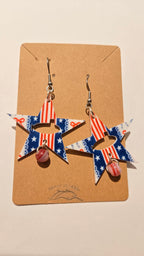 Dolphins Off the Bow Submarine Dangle Earrings