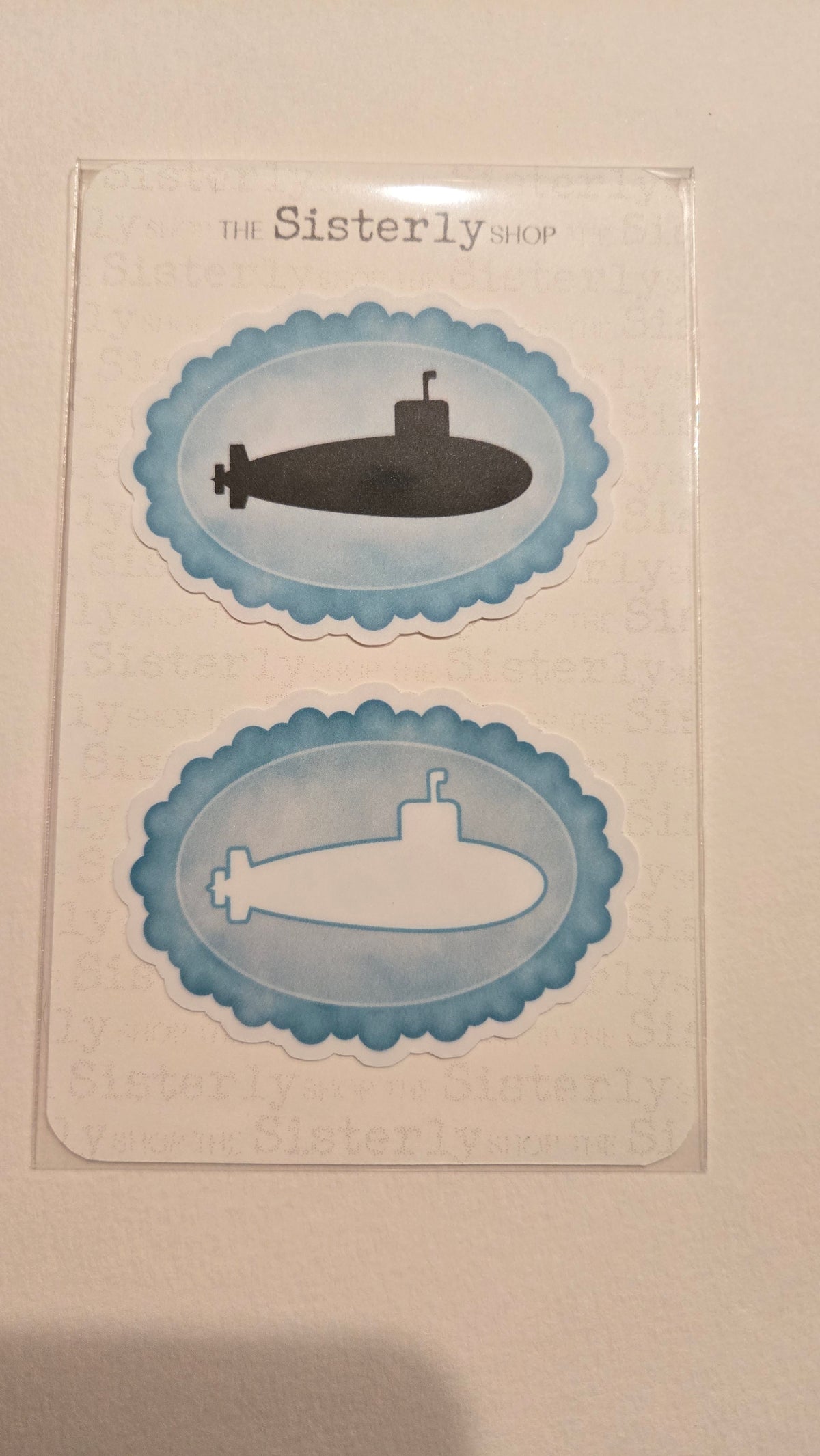 The Sisterly Shop Colorful Submarine Sticker Collection